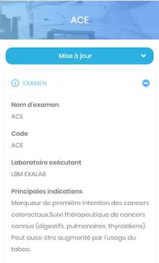 LBM EXALAB LOIRE - Catalogue des examens 3