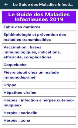 Le Guide des Maladies Infectieuses 1
