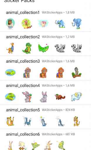 Lovely Animal Sticker WhatsApp ( WAStickerApps ) 1