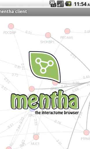 mentha the interactome browser 1