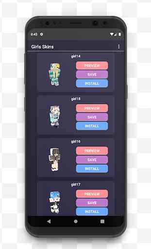 New Girls Skins Pack For Minecraft 3