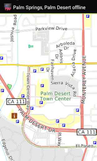 Palm Springs offline map 2