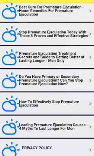 Premature Ejakulation : Tips And Treatment 3
