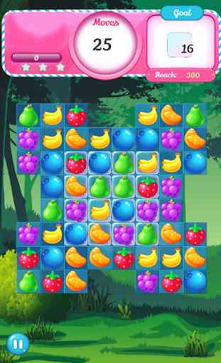 puzzle match 3 jungle des fruits 2