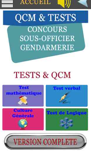 QCM Concours S/off Gendarmerie 2