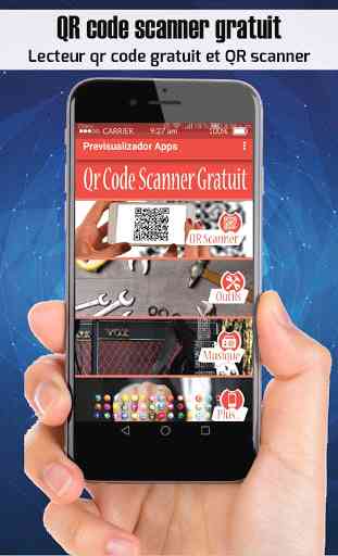 QR code scanner gratuit, lecteur qr code français 1