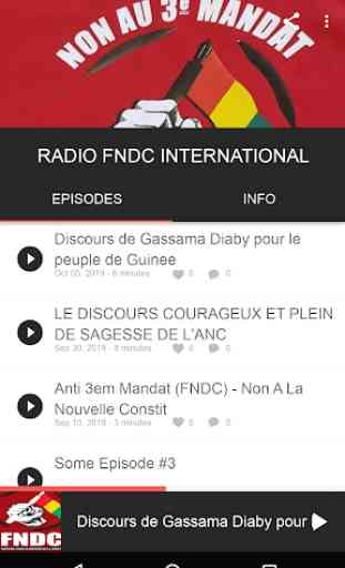 RADIO FNDC INTERNATIONAL 1