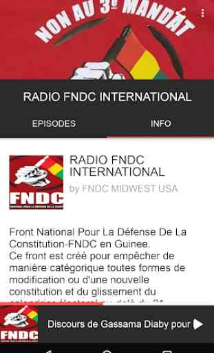 RADIO FNDC INTERNATIONAL 2