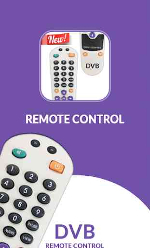 Remote Control For Dvb TV 1