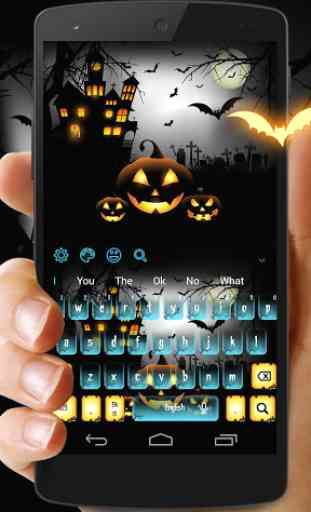 Scary Ghost Night Halloween Keyboard 2