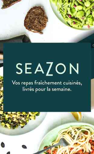 Seazon - Vos plats frais pour la semaine 1