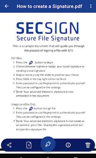 SFS - Secure File Signature 2