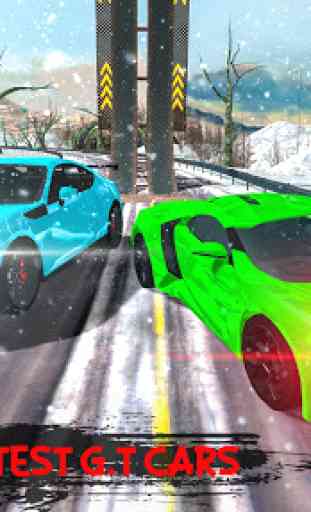 Speed Car Crazy Stunts – Extreme Snow Racing 3
