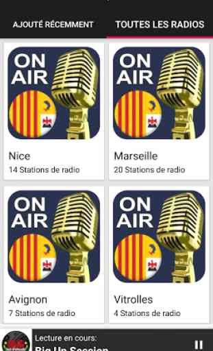 Stations Radio de Provence-Alpes-Côte d'Azur - FR 4