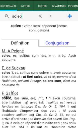 Tabula : Dictionnaire latin 1