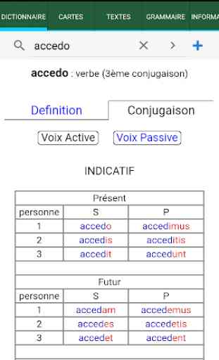 Tabula : Dictionnaire latin 2