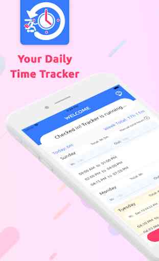 Track My Hours - Check IN OUT - Punch IN OUT 1