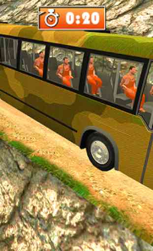 US Army Prisoner Transport - Offroad Driving Games 4