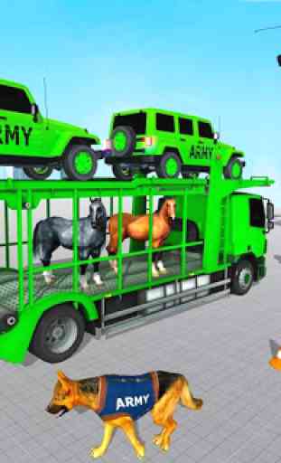 US Army Transport Truck: Multi Level Parking Games 1