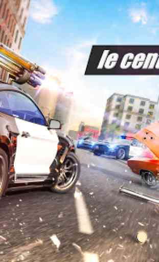 Voiture de police Chase 3D: Highway Drift Racing 4