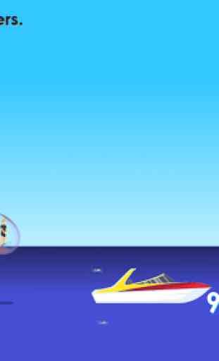 What a jump - free water skiing game 3