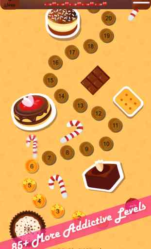 Aaron Sweet Cakes Blast Free - Link a line and Match the Sweet Cake and Cookie Bakery to win the puzzle games 2