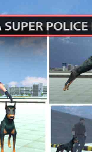 Airport Police Dog Simulator: Chase and arrest the thief in real crime city 3