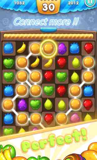 Liez Les Fruits Saga Gratuit Jeu Pro - Ace Fruit Connect Sugar Mania HD 2 - Fruits Link Best Match 3 Puzzle Game Free 3