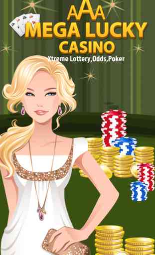 AAA Mega Lucky Casino - Xtreme Lottery, Odds, Poker! 1