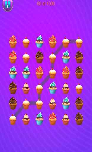Aah !! Délicieux fou Cupcake Cookie Match 3 Puzzle gratuit 3