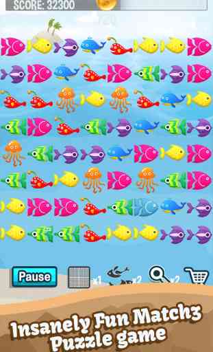 Absurde Aquarium Ridicule Fish-Tanked Match 3 Puzzle Game PRO 1
