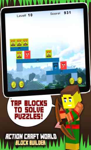 Action Craft World Block Builder - Mine Mini Heads Game 2