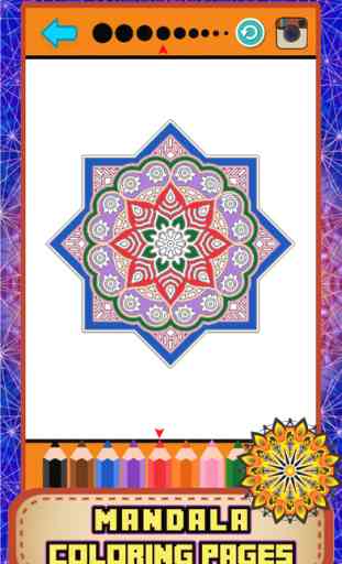 Adulte Coloring Book Mandala Stress Relief Therapy 4