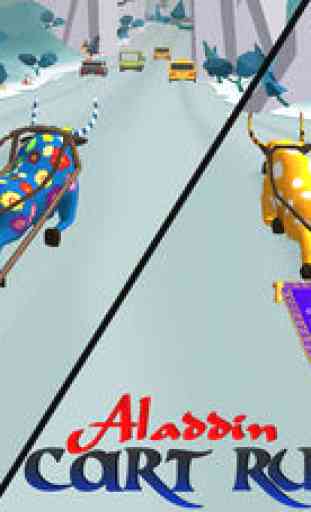 Aladdin Cart Rush - Free Kids Cartoon Racing Game 1
