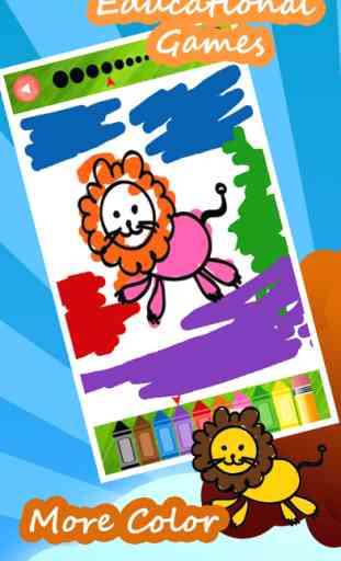 animaux Coloriage créativité pour les enfants 1