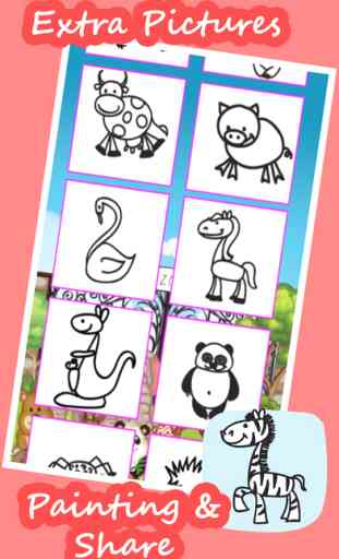 animaux Coloriage créativité pour les enfants 2