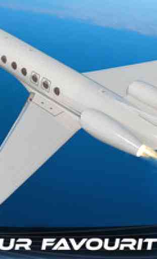 Avion simulateur de vol 3D - jet réaliste jeu de c 1