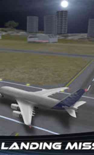 Avion simulateur de vol 3D - jet réaliste jeu de c 2