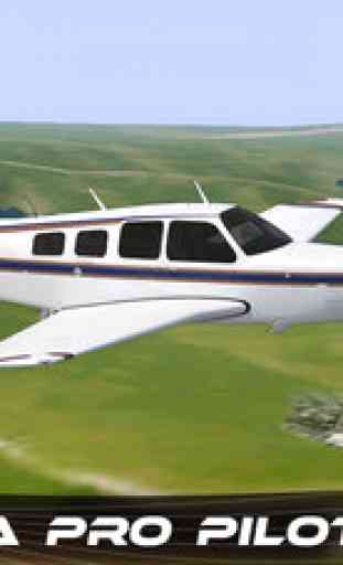 Avion simulateur de vol 3D - jet réaliste jeu de c 3