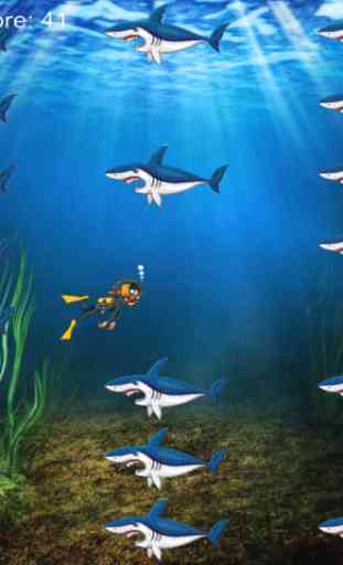 plonger sous la mer - dangereuse chasse de requin gratuit 4