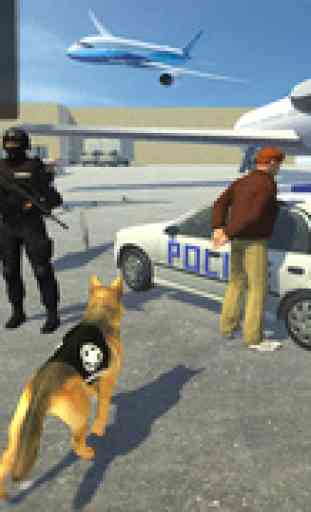 Police de l’aéroport de drogue Sniffer devoir simu 4
