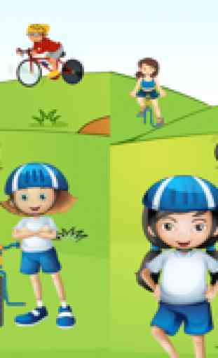 Actif! Jeu Pour Apprendre et Jouer Avec Les Vélos Pour Les Enfants 3