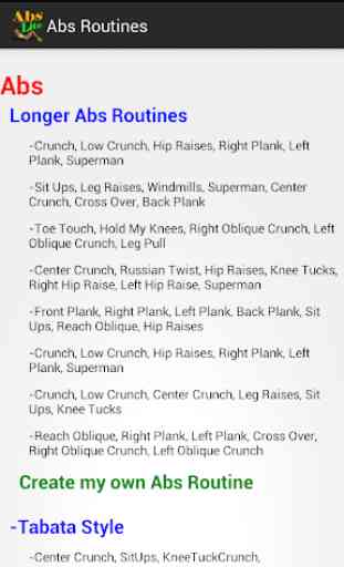Abs Routines Lite 2