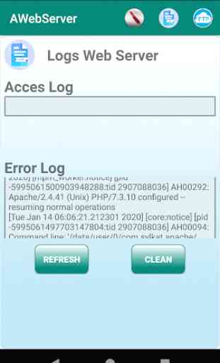 AWebServer ( Android Http Web Server Apache PHP ) 4