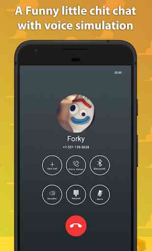Best Funny Forky Fake Chat And Video Call 3