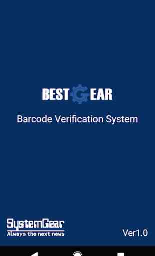 BestGear - Barcode Verification 1