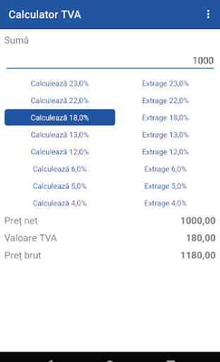 Calculator TVA 1