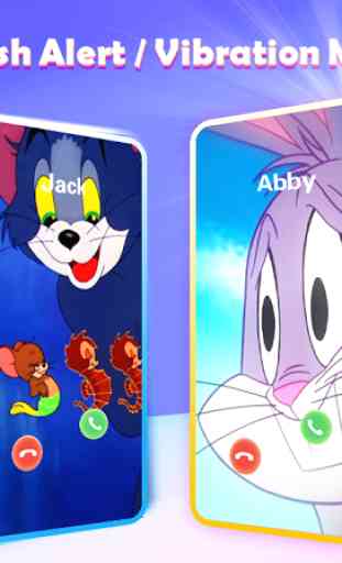 Cartoon Call Flash- Color Phone Anime Call Screen 4