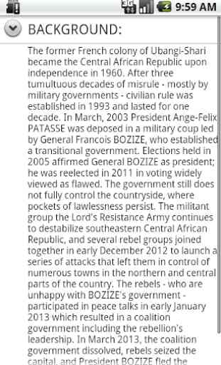 Central African Republic Facts 1