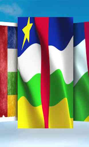 Central African Republic Flag Wallpaper 1